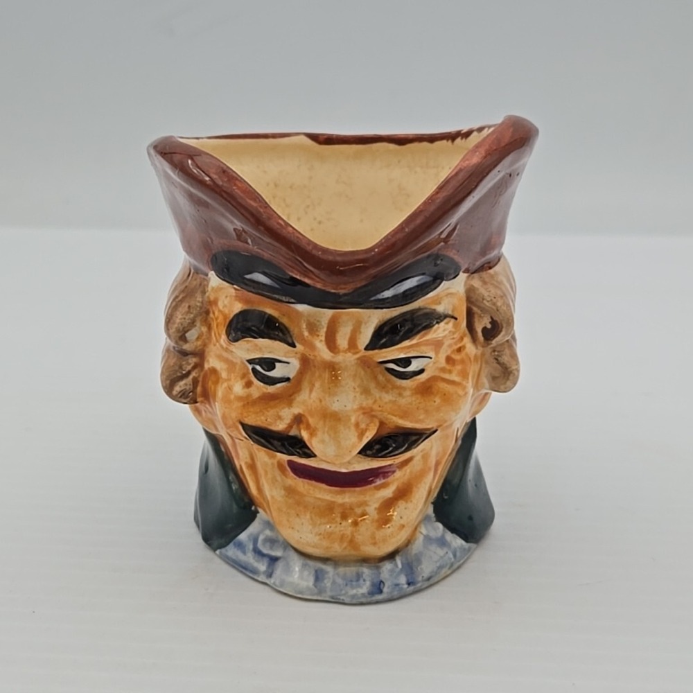 Dick Turpin Mini Character Toby Jug 2 1/4" Tall Vintage